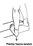 Plantar fascia stretch